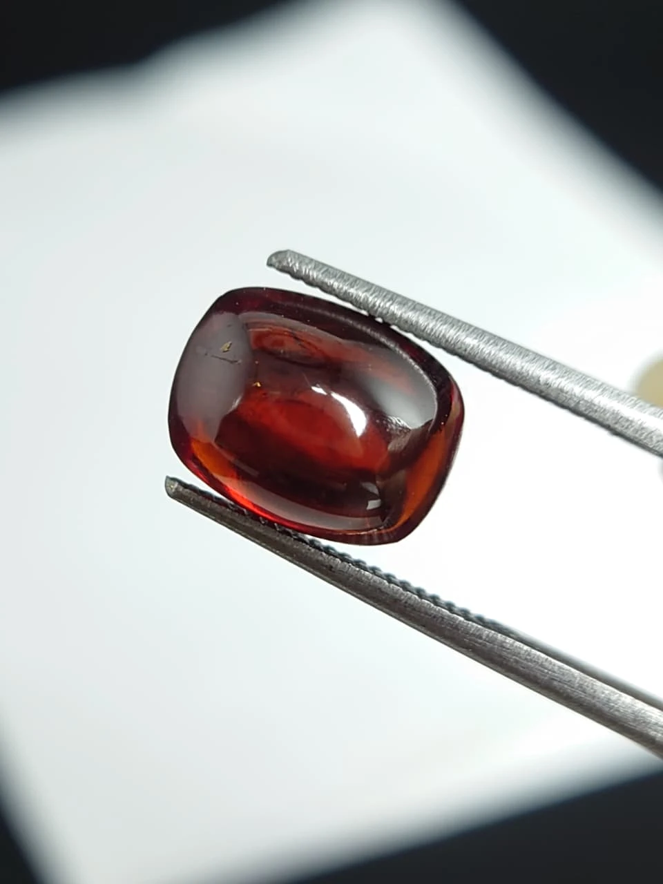 5.2ct Cabochon Faceted Spessartite Garnet from Nigeria — view 2